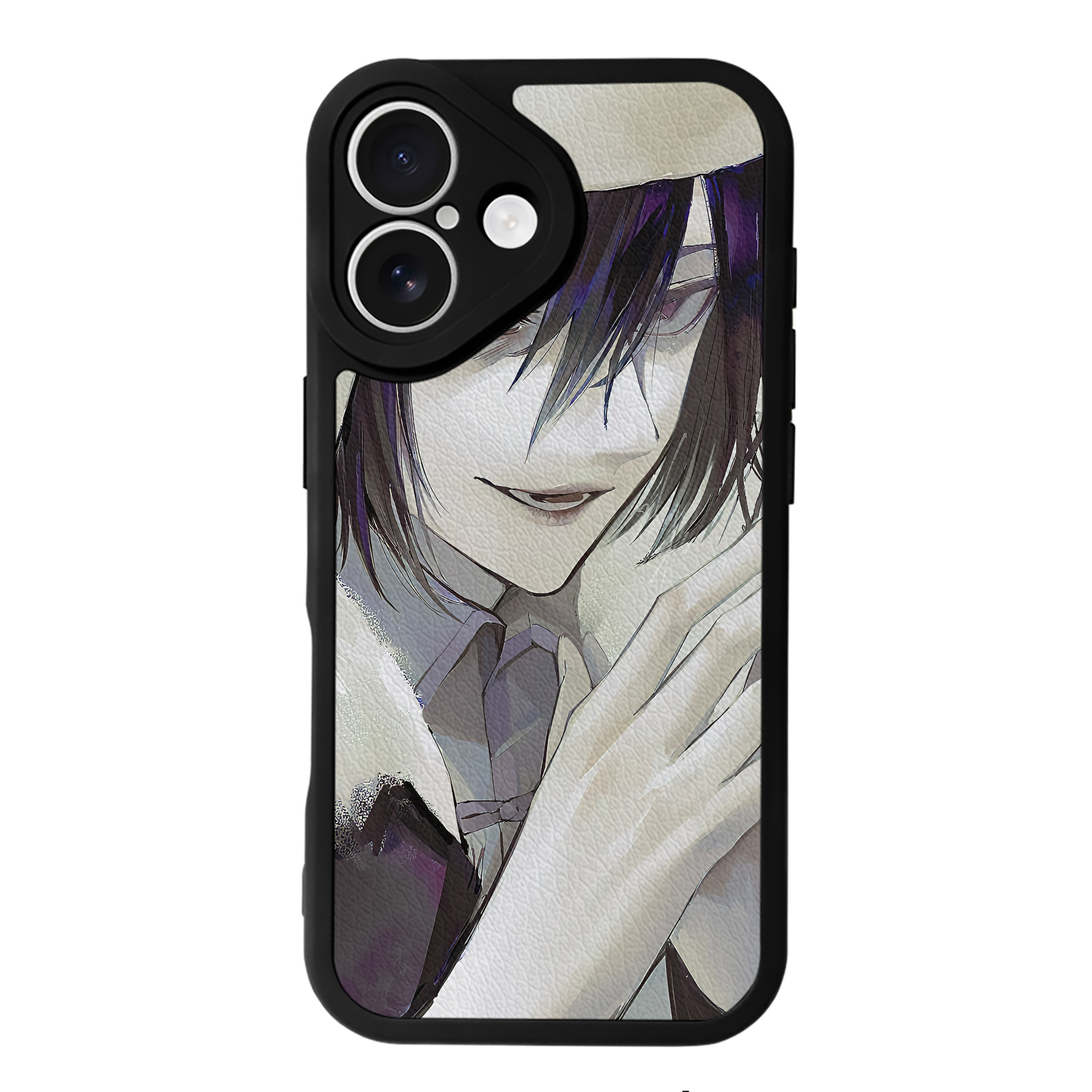 （画像用） 文豪ストレイドッグス Bungo Stray Dogs 【iPhone 16シリーズ対応】シリコンスマホケース（レザー調） 材質：シリコン